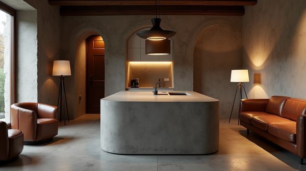 Comment réaliser un bar en béton ciré et sublimer votre intérieur