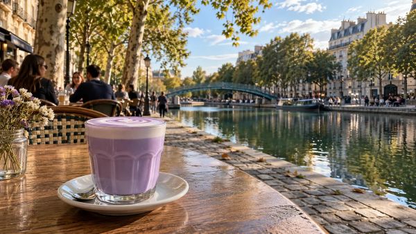 Découvrez l'ube latte, la tendance violette en cuisine