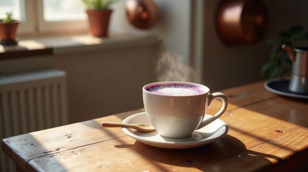 Ube latte : la boisson violette qui s'installe dans les cuisines françaises
